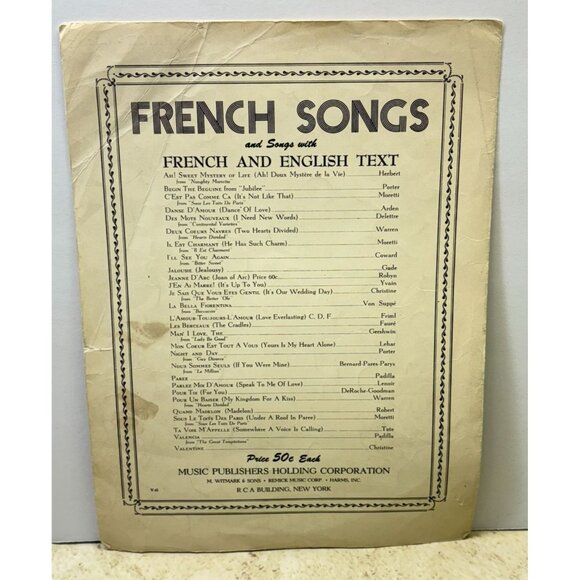 Night and Day Vintage Piano Sheet Music from Gay Divorcee Cole Porter 40s - Picture 5 of 6